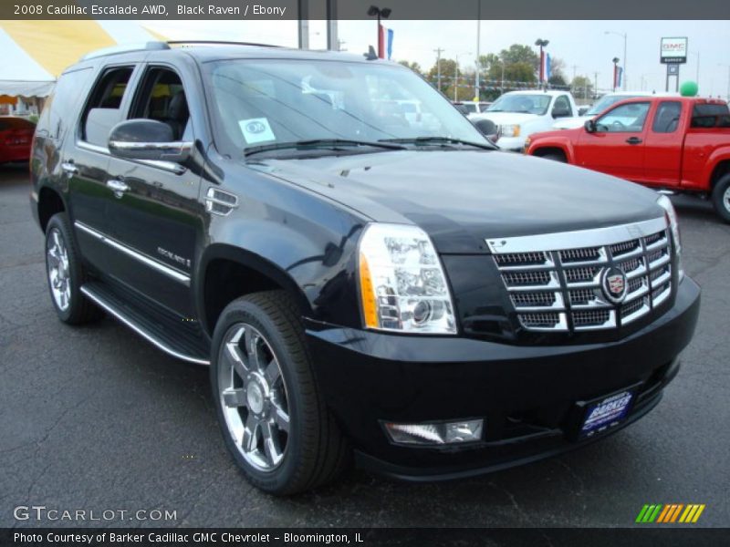 Black Raven / Ebony 2008 Cadillac Escalade AWD
