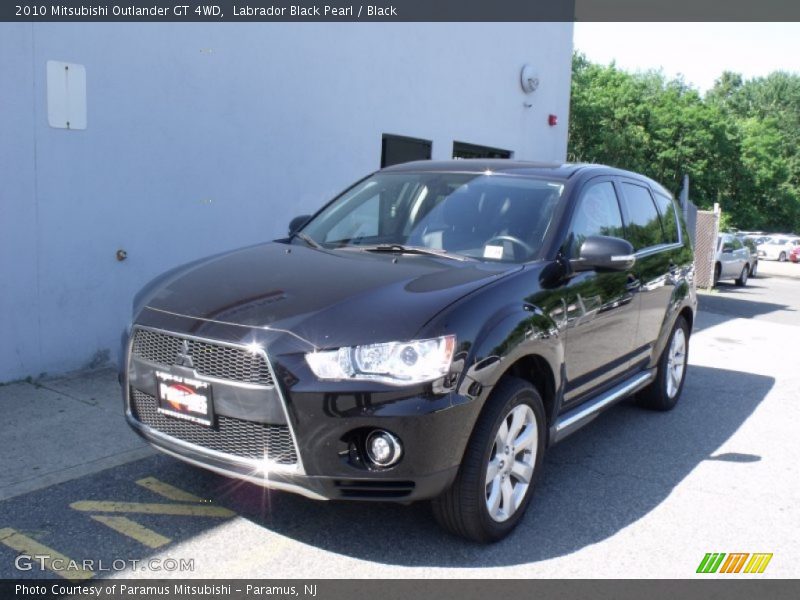Labrador Black Pearl / Black 2010 Mitsubishi Outlander GT 4WD