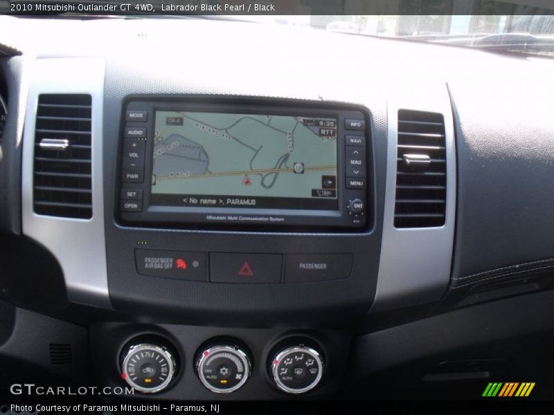 Labrador Black Pearl / Black 2010 Mitsubishi Outlander GT 4WD