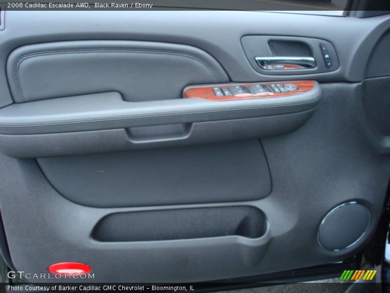 Black Raven / Ebony 2008 Cadillac Escalade AWD