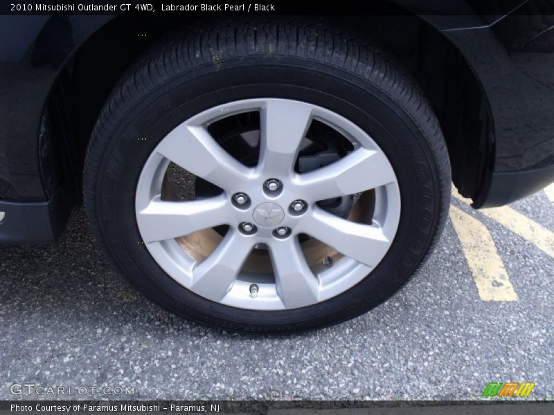 Labrador Black Pearl / Black 2010 Mitsubishi Outlander GT 4WD
