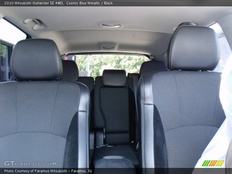 Cosmic Blue Metallic / Black 2010 Mitsubishi Outlander SE 4WD