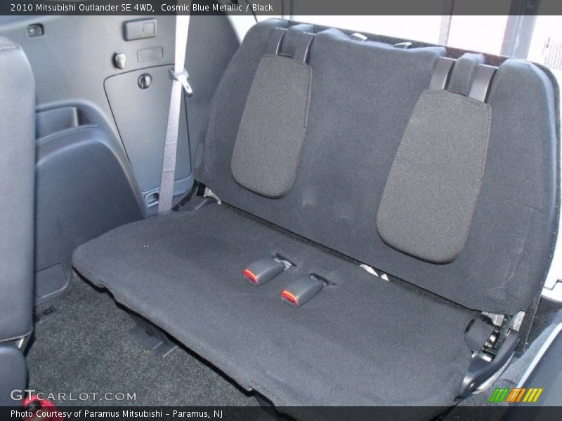 Cosmic Blue Metallic / Black 2010 Mitsubishi Outlander SE 4WD
