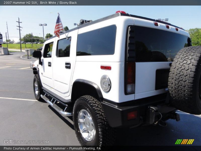 Birch White / Ebony Black 2007 Hummer H2 SUV