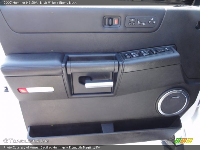 Birch White / Ebony Black 2007 Hummer H2 SUV
