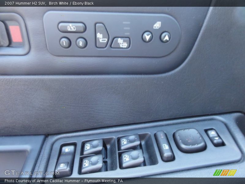 Birch White / Ebony Black 2007 Hummer H2 SUV
