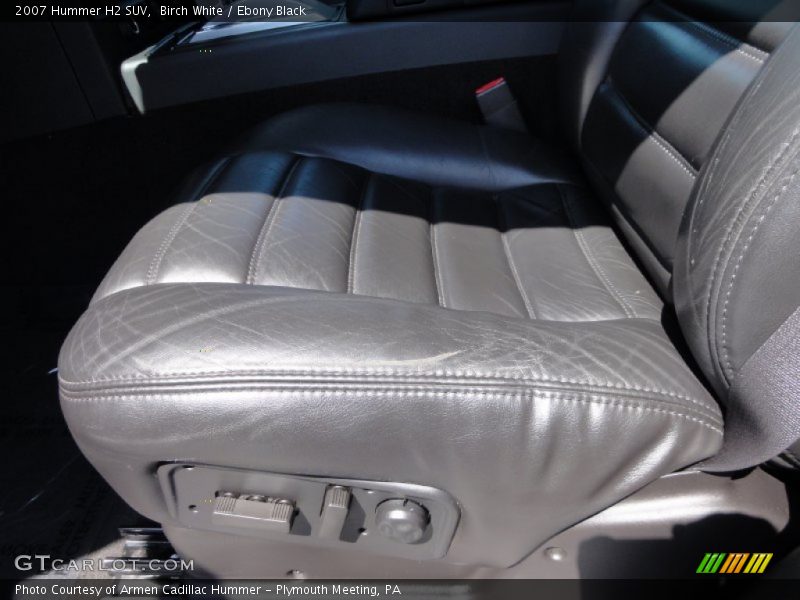 Birch White / Ebony Black 2007 Hummer H2 SUV