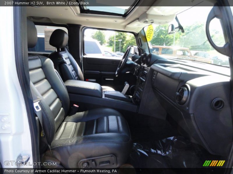 Birch White / Ebony Black 2007 Hummer H2 SUV