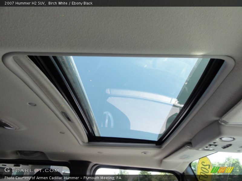 Birch White / Ebony Black 2007 Hummer H2 SUV