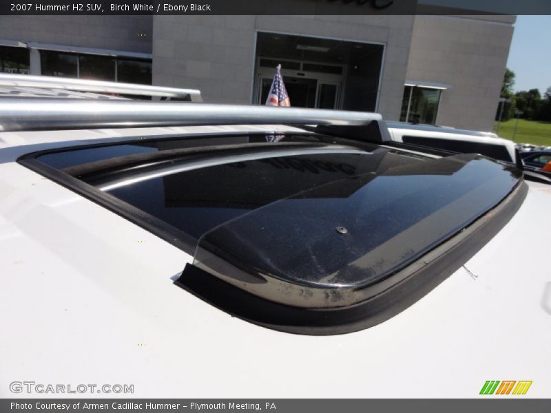 Birch White / Ebony Black 2007 Hummer H2 SUV