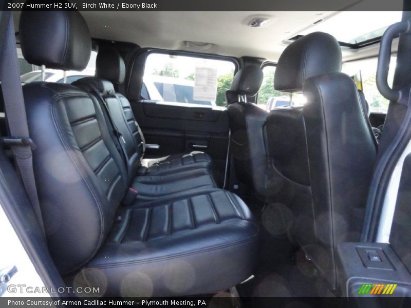 Birch White / Ebony Black 2007 Hummer H2 SUV