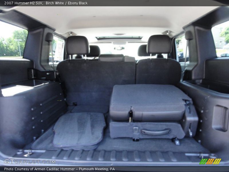 Birch White / Ebony Black 2007 Hummer H2 SUV