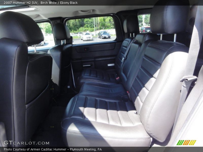 Birch White / Ebony Black 2007 Hummer H2 SUV