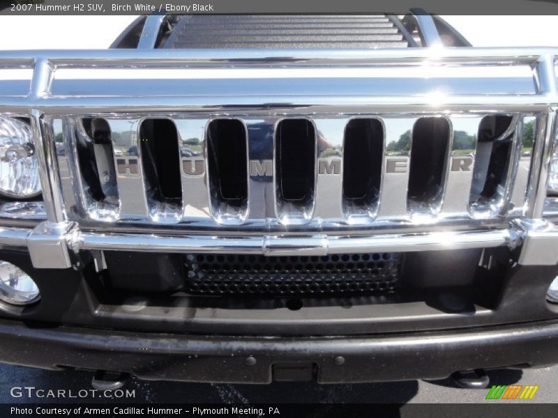 Birch White / Ebony Black 2007 Hummer H2 SUV