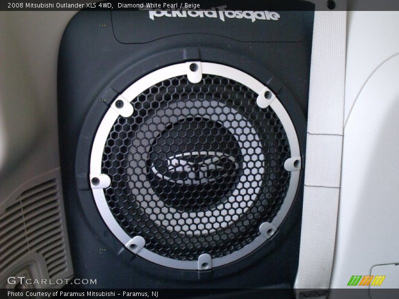 Diamond White Pearl / Beige 2008 Mitsubishi Outlander XLS 4WD