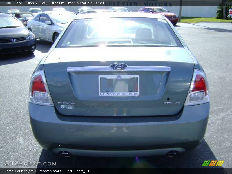 Titanium Green Metallic / Camel 2006 Ford Fusion SEL V6