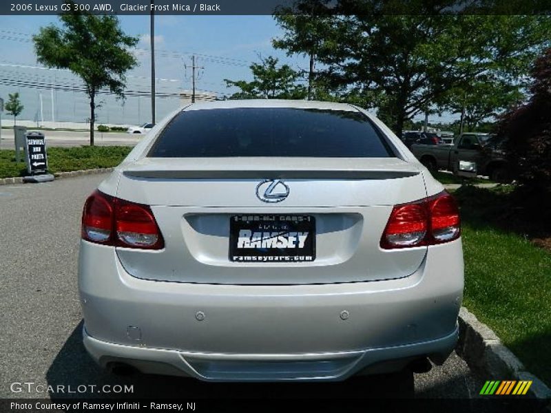 Glacier Frost Mica / Black 2006 Lexus GS 300 AWD