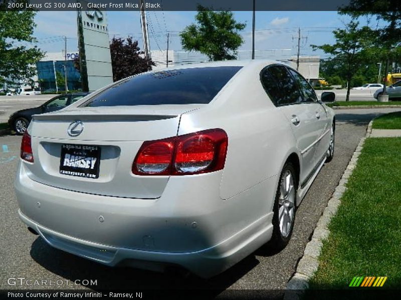 Glacier Frost Mica / Black 2006 Lexus GS 300 AWD