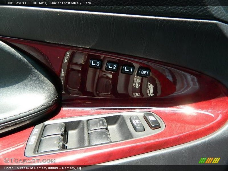 Glacier Frost Mica / Black 2006 Lexus GS 300 AWD