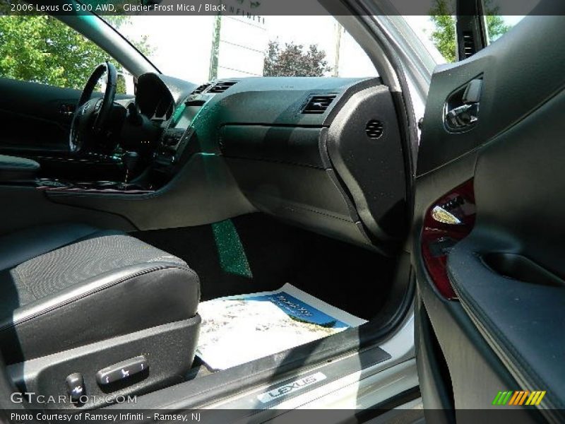 Glacier Frost Mica / Black 2006 Lexus GS 300 AWD