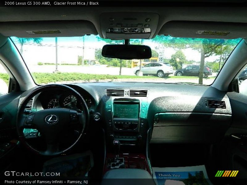 Glacier Frost Mica / Black 2006 Lexus GS 300 AWD