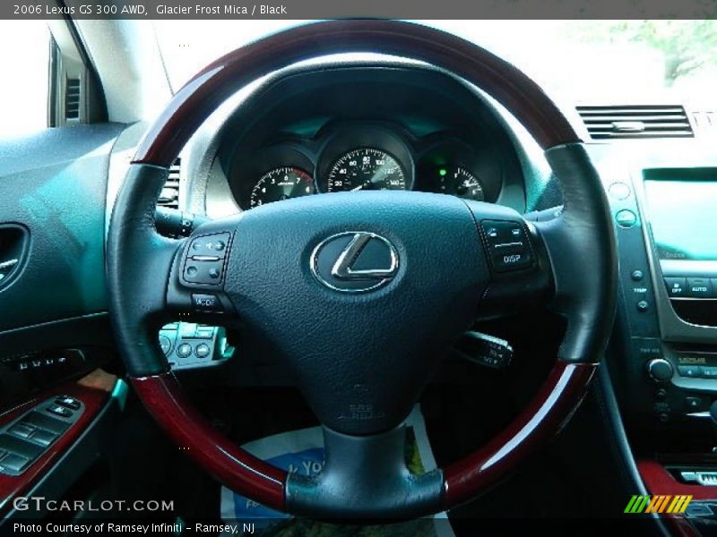Glacier Frost Mica / Black 2006 Lexus GS 300 AWD