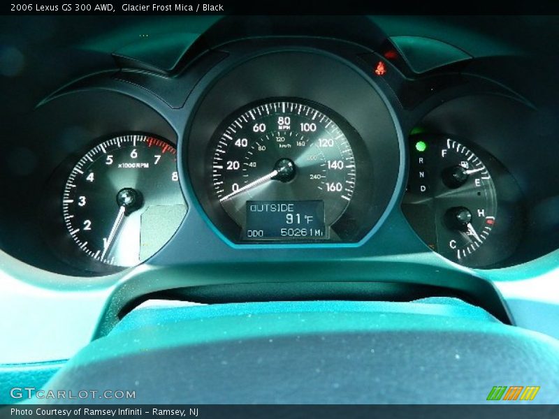 Glacier Frost Mica / Black 2006 Lexus GS 300 AWD