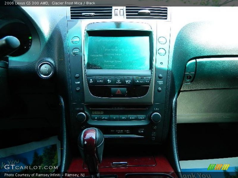 Glacier Frost Mica / Black 2006 Lexus GS 300 AWD