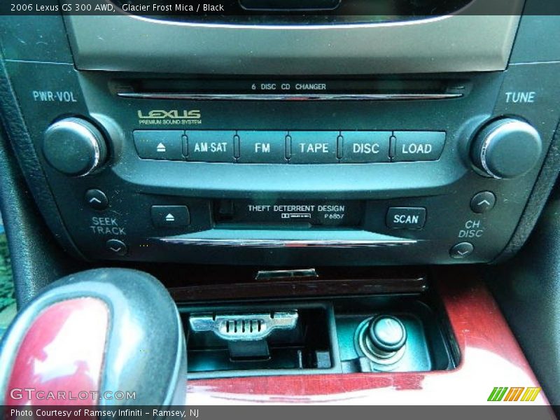 Glacier Frost Mica / Black 2006 Lexus GS 300 AWD