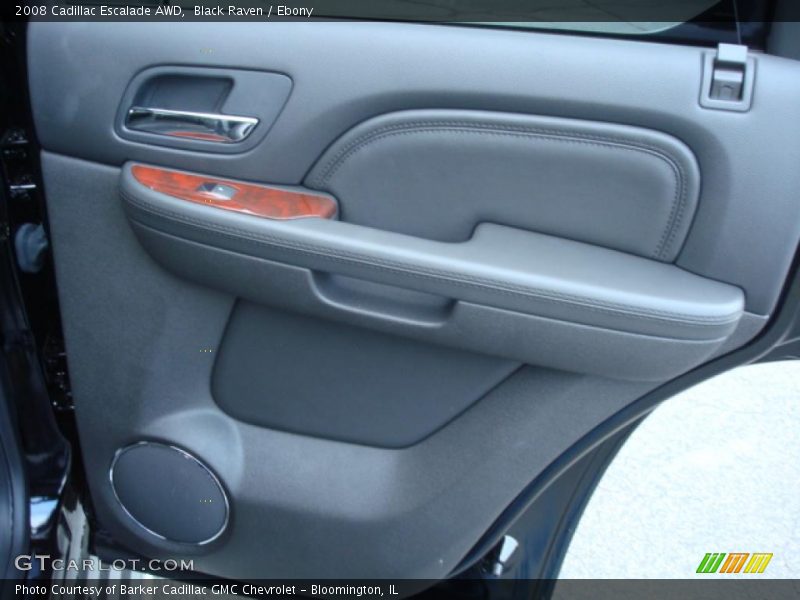 Black Raven / Ebony 2008 Cadillac Escalade AWD