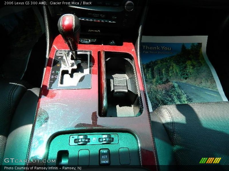 Glacier Frost Mica / Black 2006 Lexus GS 300 AWD