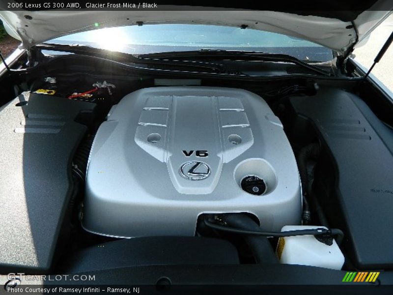 Glacier Frost Mica / Black 2006 Lexus GS 300 AWD