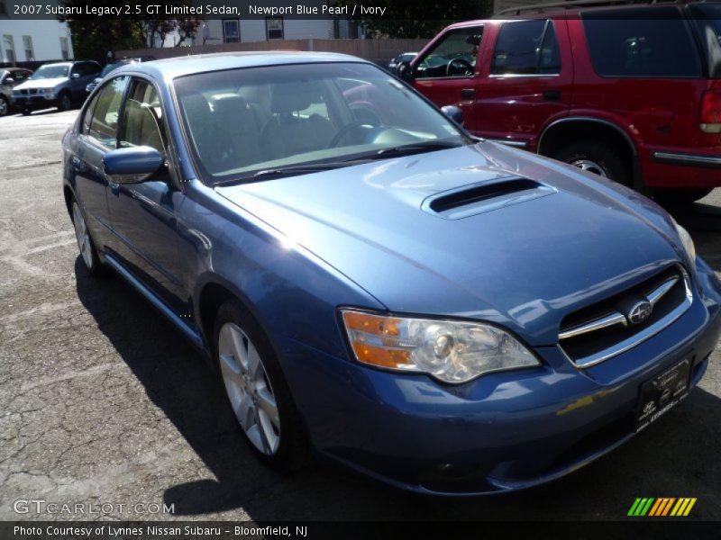 Newport Blue Pearl / Ivory 2007 Subaru Legacy 2.5 GT Limited Sedan