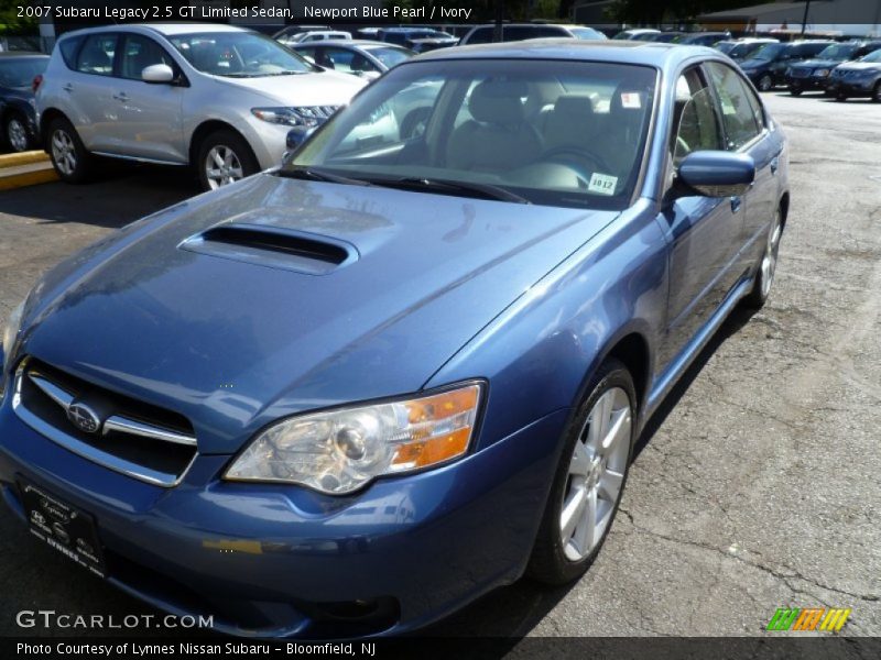 Newport Blue Pearl / Ivory 2007 Subaru Legacy 2.5 GT Limited Sedan