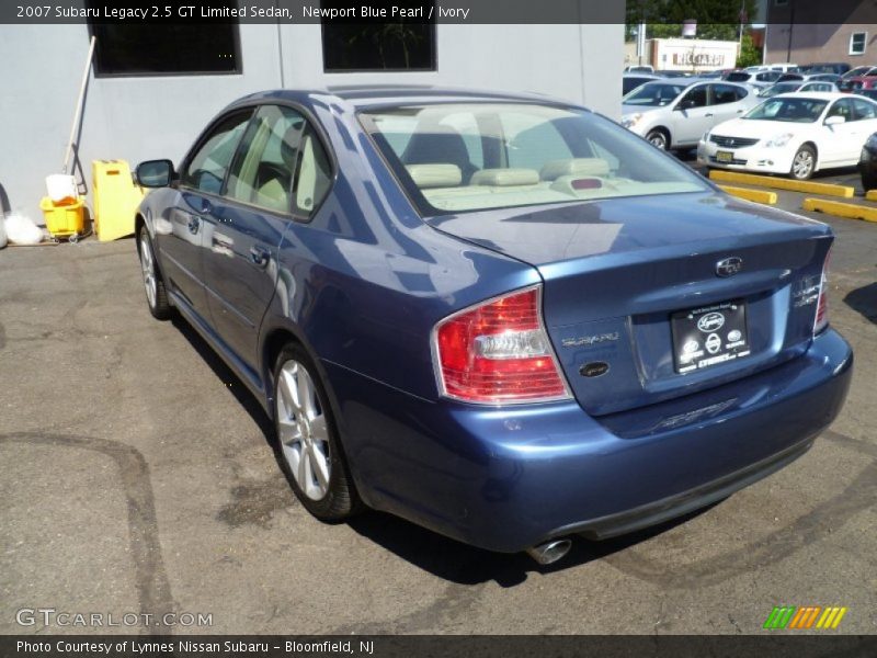 Newport Blue Pearl / Ivory 2007 Subaru Legacy 2.5 GT Limited Sedan