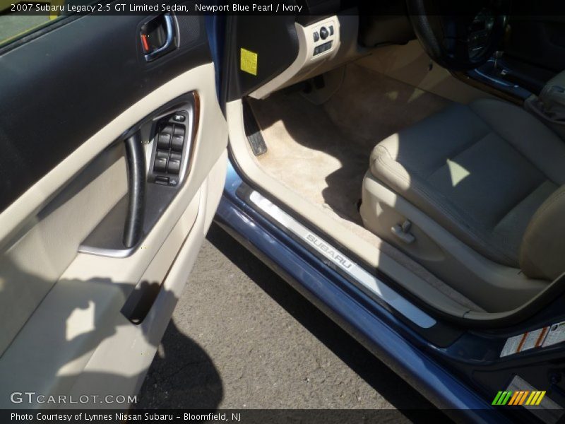 Newport Blue Pearl / Ivory 2007 Subaru Legacy 2.5 GT Limited Sedan