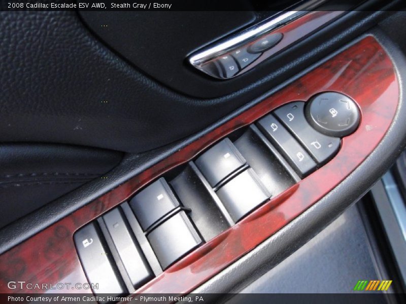 Stealth Gray / Ebony 2008 Cadillac Escalade ESV AWD