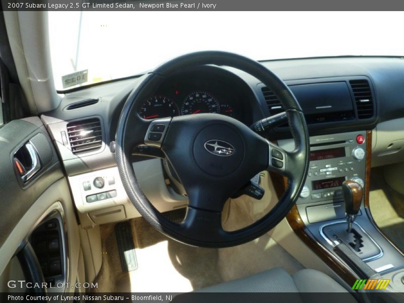 Newport Blue Pearl / Ivory 2007 Subaru Legacy 2.5 GT Limited Sedan