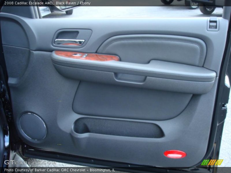 Black Raven / Ebony 2008 Cadillac Escalade AWD