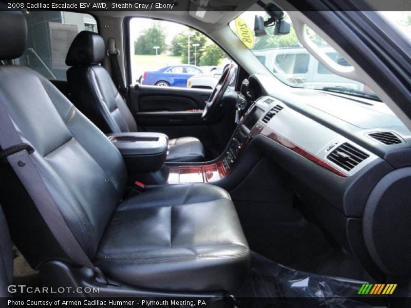 Stealth Gray / Ebony 2008 Cadillac Escalade ESV AWD