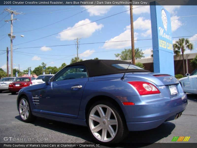 Aero Blue Pearlcoat / Dark Slate Grey/Medium Slate Grey 2005 Chrysler Crossfire Limited Roadster