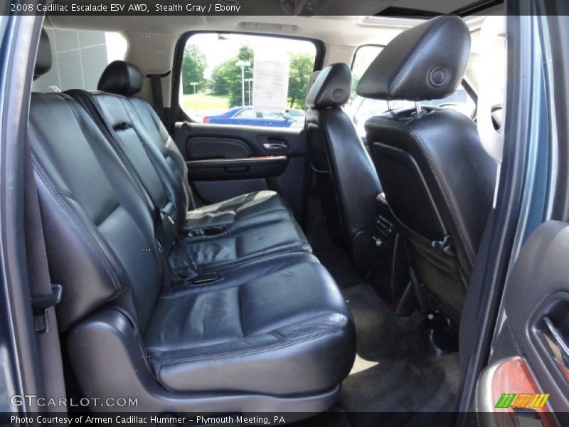 Stealth Gray / Ebony 2008 Cadillac Escalade ESV AWD