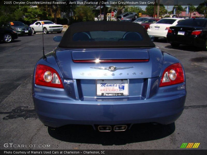Aero Blue Pearlcoat / Dark Slate Grey/Medium Slate Grey 2005 Chrysler Crossfire Limited Roadster