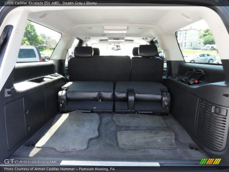 Stealth Gray / Ebony 2008 Cadillac Escalade ESV AWD