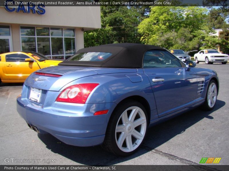 Aero Blue Pearlcoat / Dark Slate Grey/Medium Slate Grey 2005 Chrysler Crossfire Limited Roadster