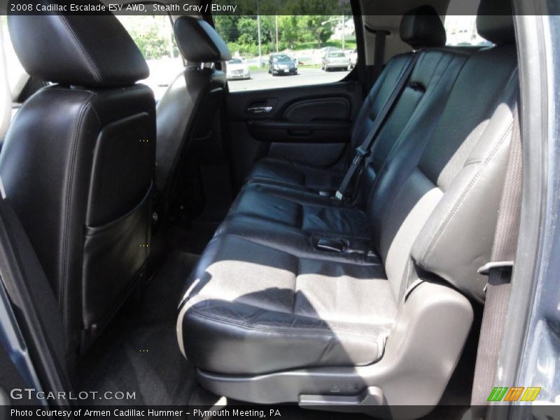 Stealth Gray / Ebony 2008 Cadillac Escalade ESV AWD