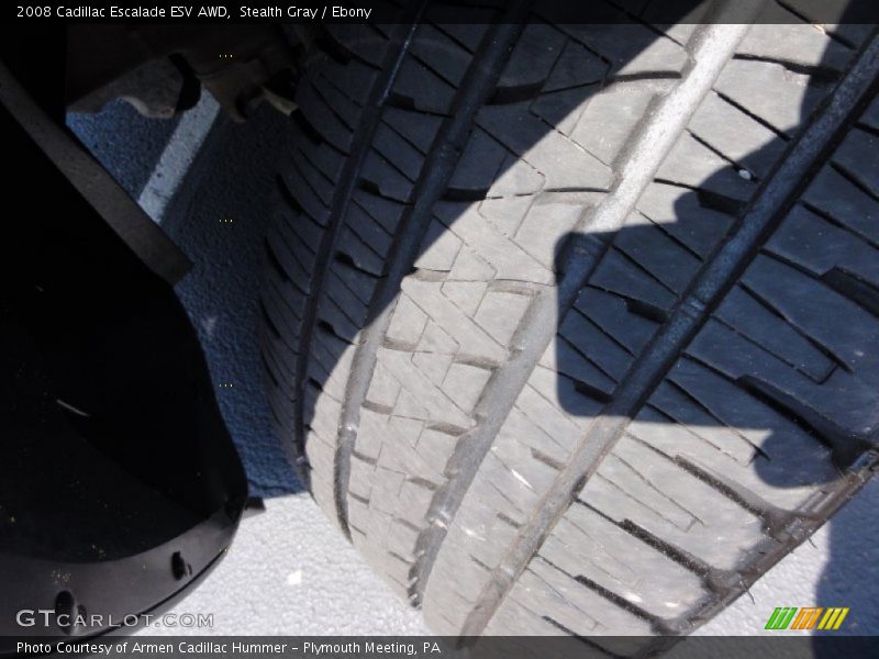 Stealth Gray / Ebony 2008 Cadillac Escalade ESV AWD