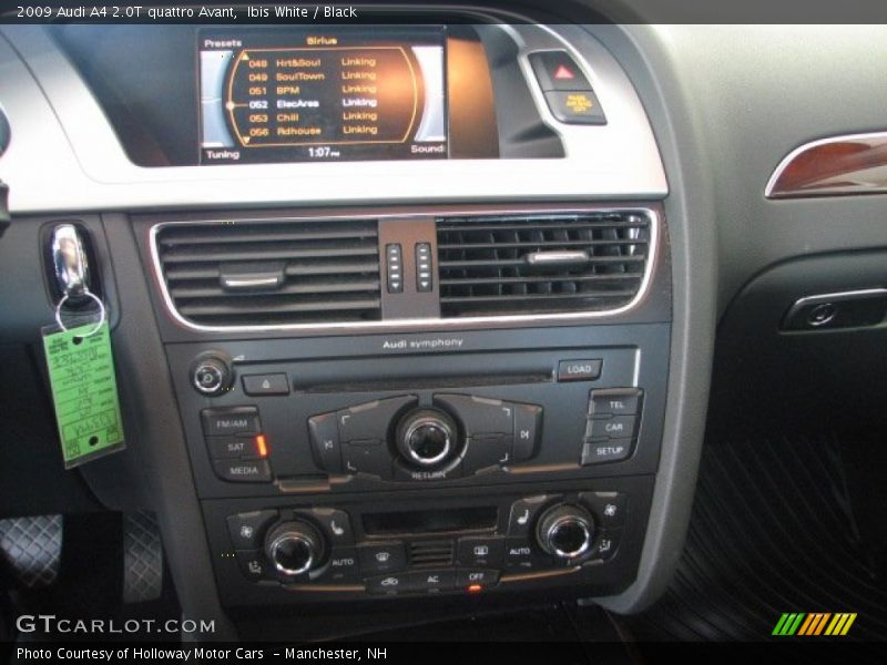Ibis White / Black 2009 Audi A4 2.0T quattro Avant
