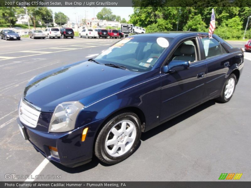 Blue Chip / Light Gray/Ebony 2007 Cadillac CTS Sport Sedan