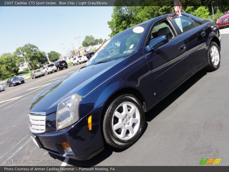 Blue Chip / Light Gray/Ebony 2007 Cadillac CTS Sport Sedan